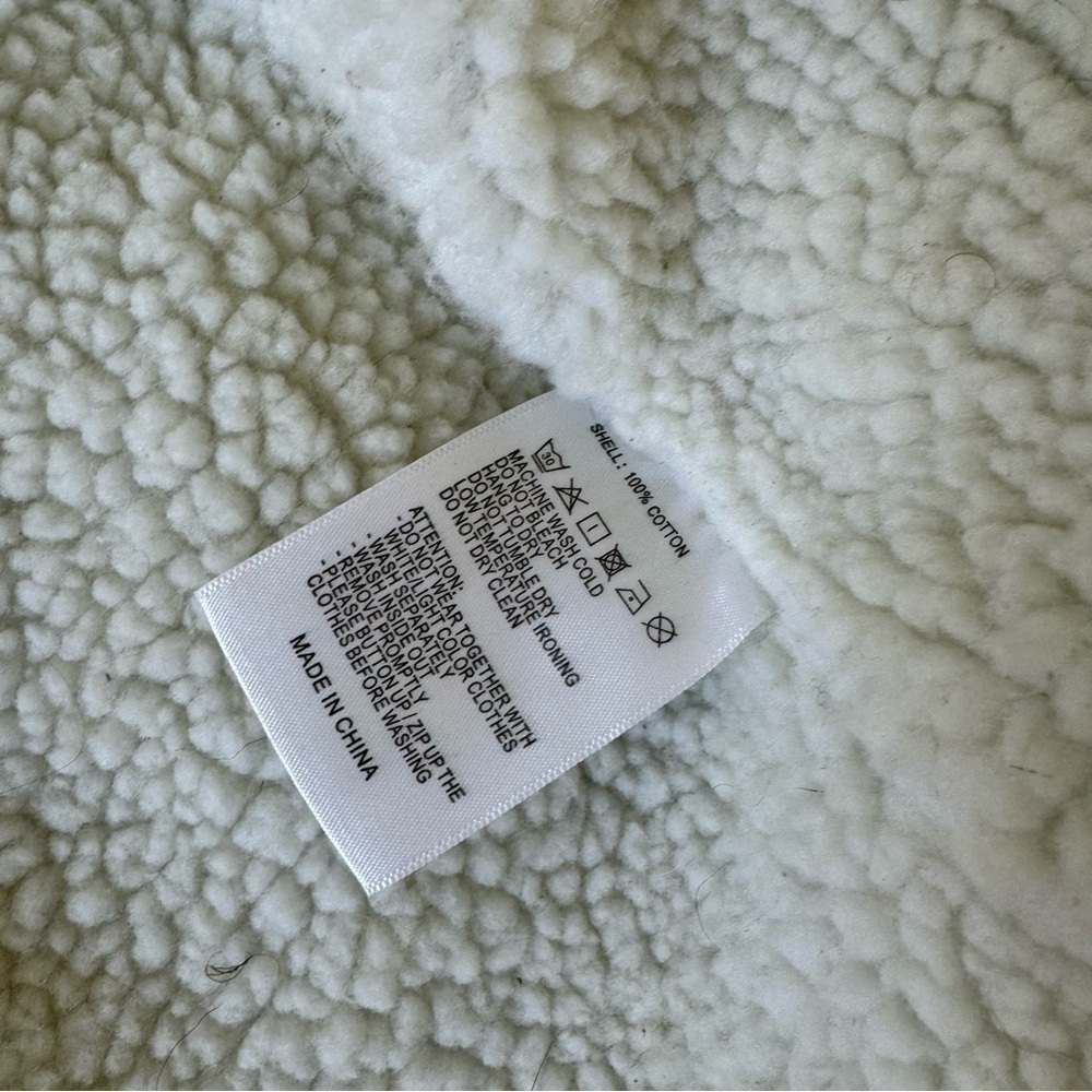 Brandy Melville John Galt Corduroy Sherpa Jacket - Picture 3 of 4